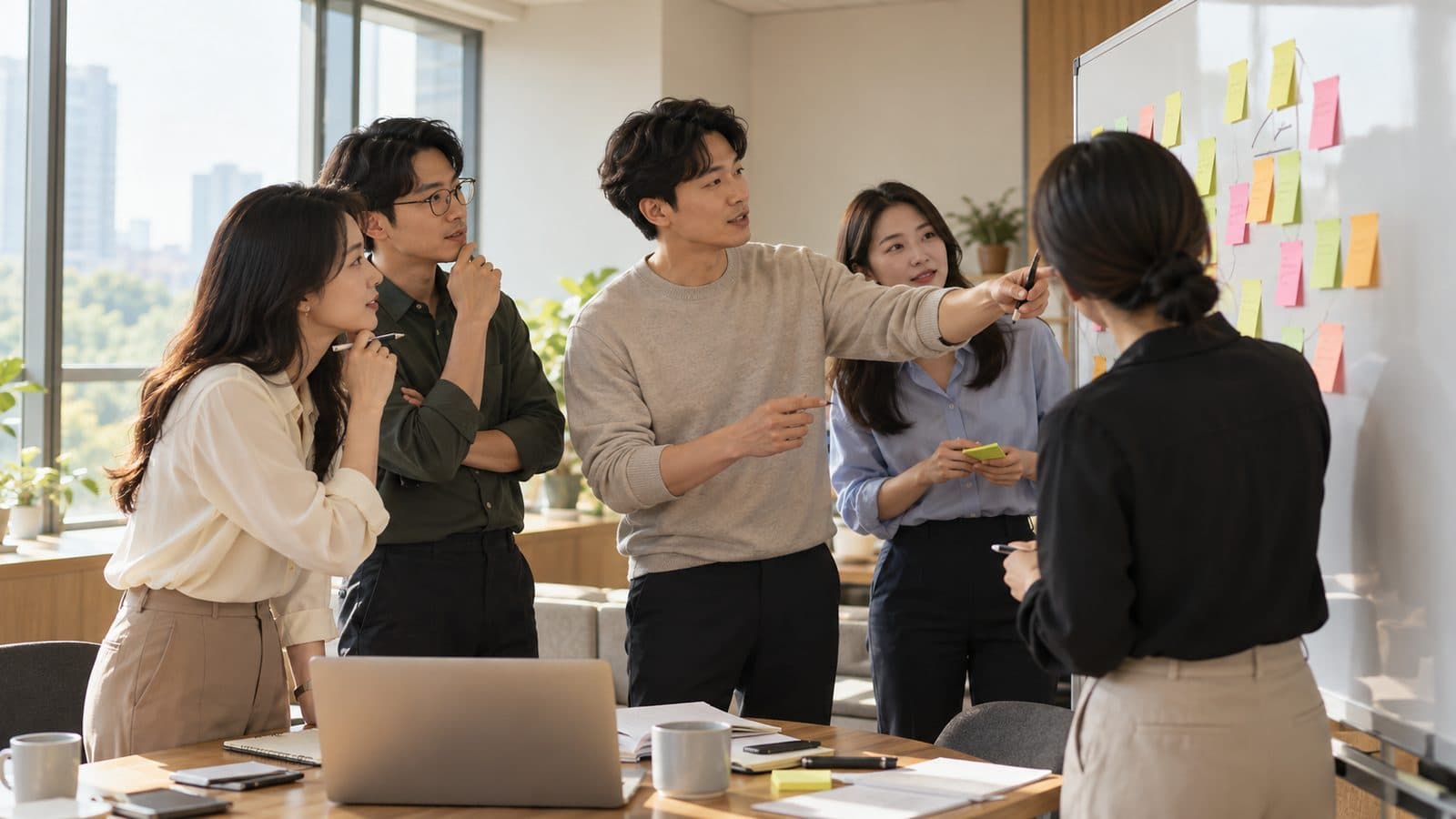 실무자 역량 업그레이드 교육 장면