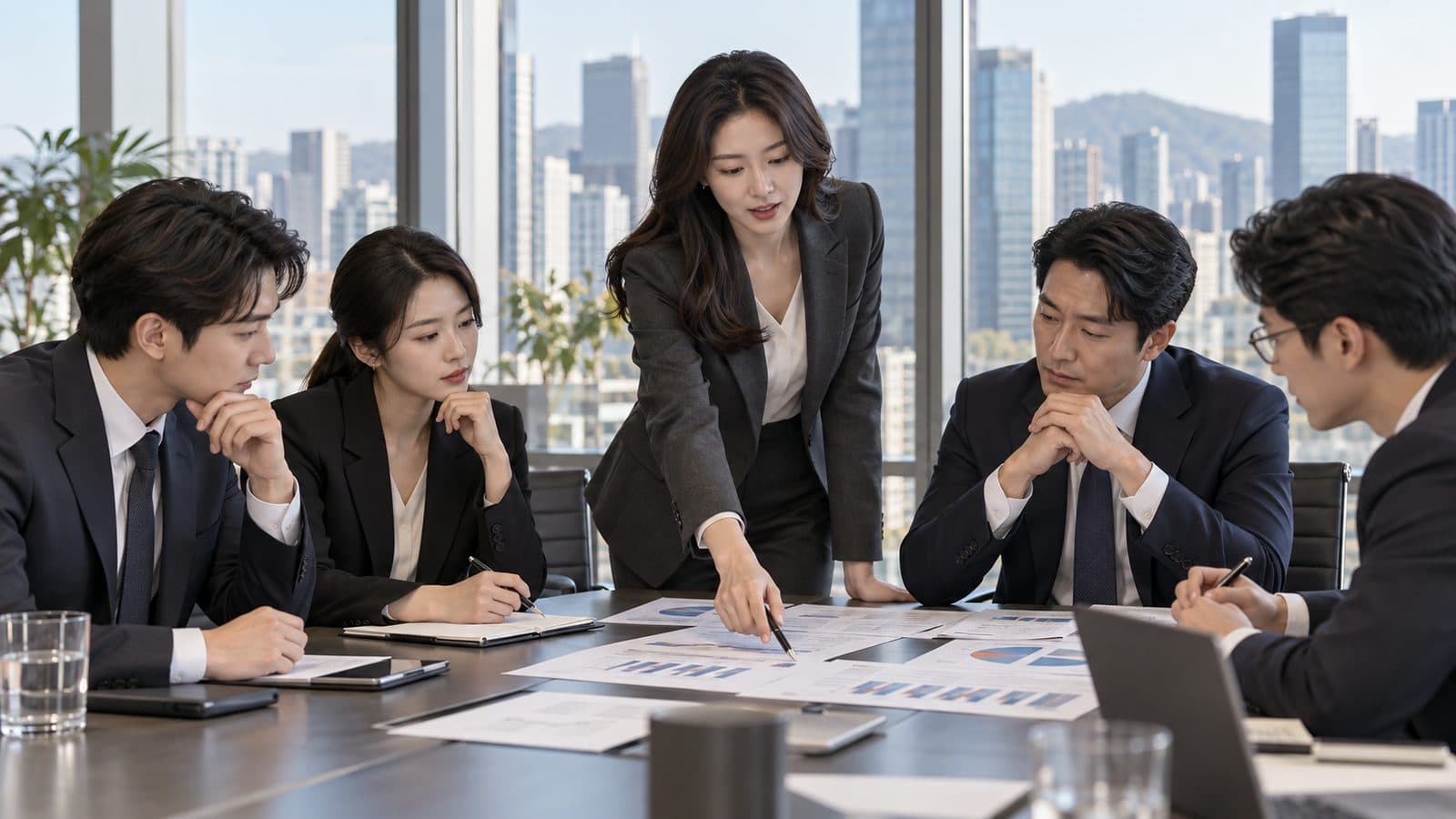 팀 성과관리와 실행력 교육 장면