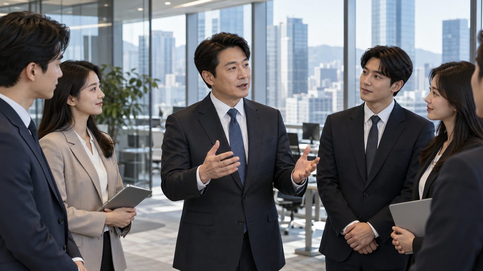 변화 대응 및 조직관리 교육 장면