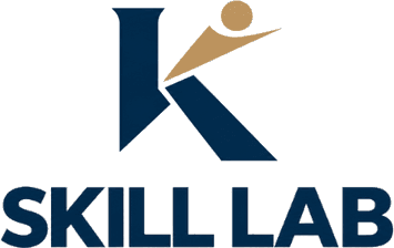 한국스킬연구소 K SKILL LAB 영문 세로 시그니처